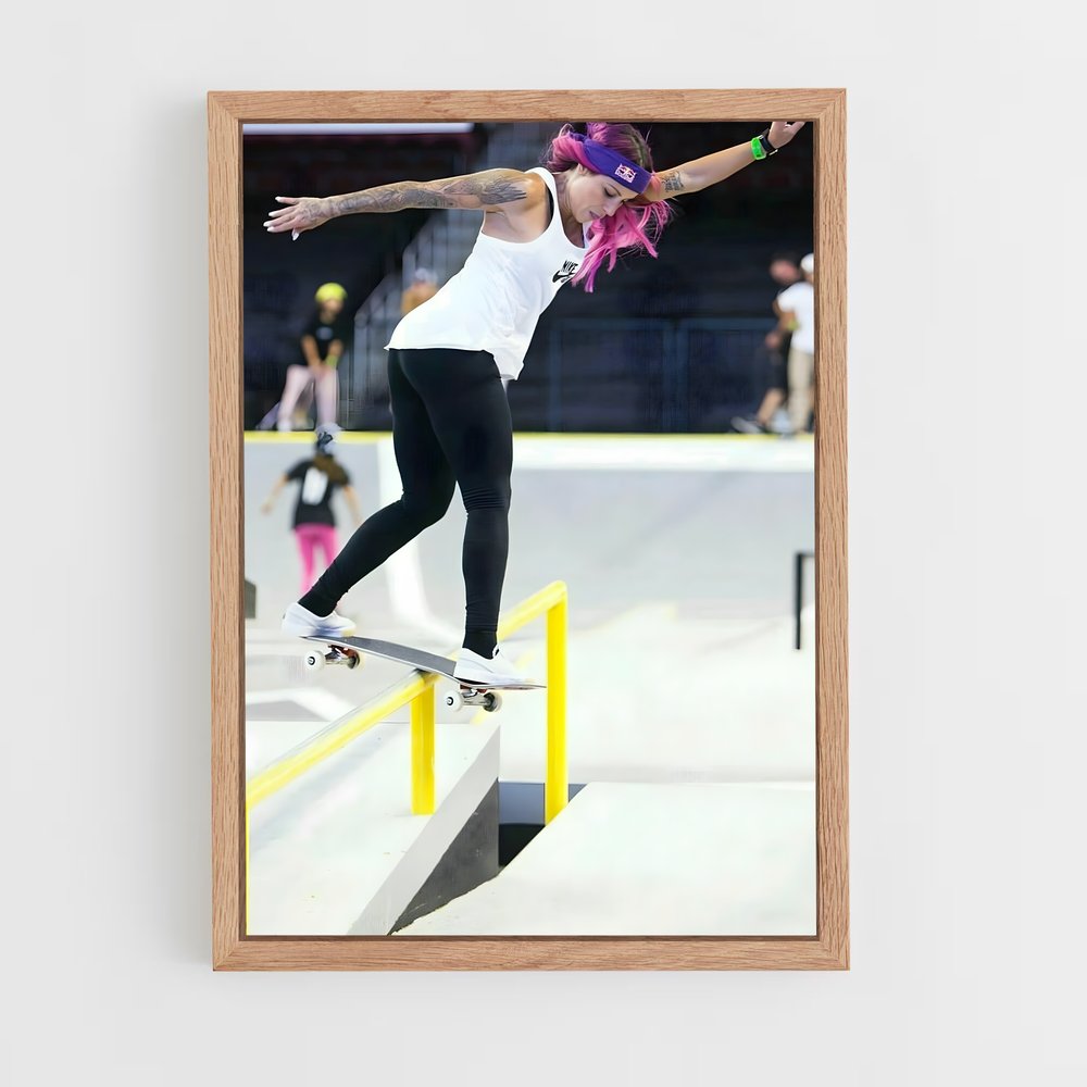Poster Leticia bufoni – affiche Skateboard (vue 4)